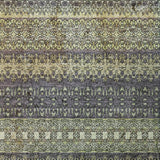 3' X 5' Sage And Green Striped Shag Washable Area Rug With UV Protection - HomeRoots - Flyclothing LLC