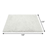 10' X 14' Pink And Ivory Striped Shag Washable Area Rug With UV Protection - HomeRoots - Flyclothing LLC