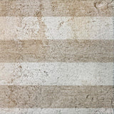 5' X 8' Taupe And Ivory Striped Shag Washable Area Rug With UV Protection - HomeRoots - Flyclothing LLC