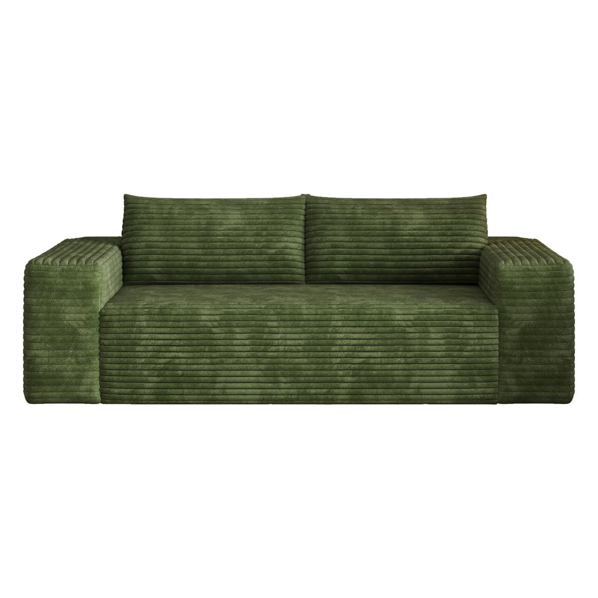 79" Green Corduroy Modular Sofa - HomeRoots - Flyclothing LLC
