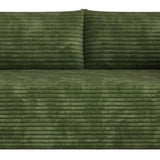 79" Green Corduroy Modular Sofa - HomeRoots - Flyclothing LLC