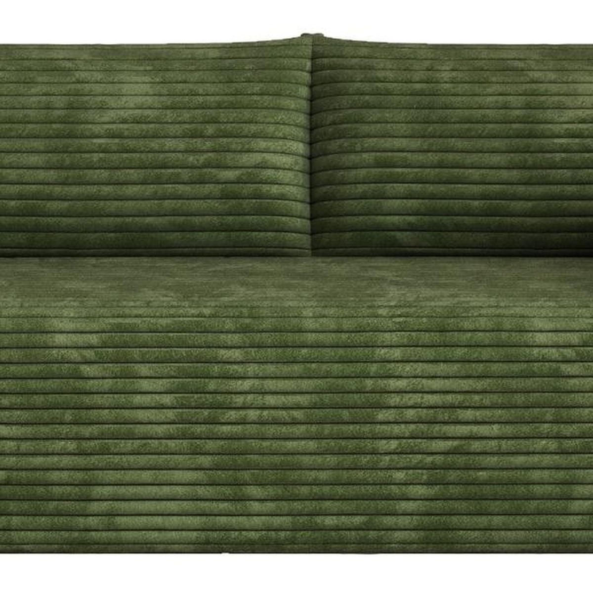79" Green Corduroy Modular Sofa - HomeRoots - Flyclothing LLC
