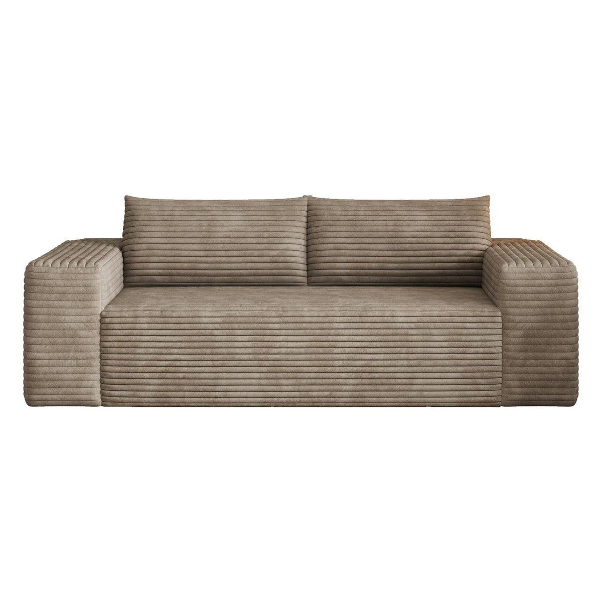 79" Camel Corduroy Modular Sofa - HomeRoots - Flyclothing LLC