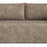 79" Camel Corduroy Modular Sofa - HomeRoots - Flyclothing LLC