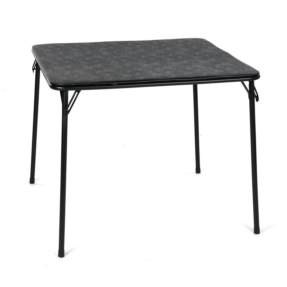 32" Black Wood Heavy Duty Plastic And Iron Square Dining Table - HomeRoots - Flyclothing LLC