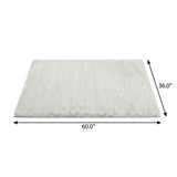 3' X 5' Beige And Taupe Abstract Shag Washable Area Rug With UV Protection - HomeRoots - Flyclothing LLC