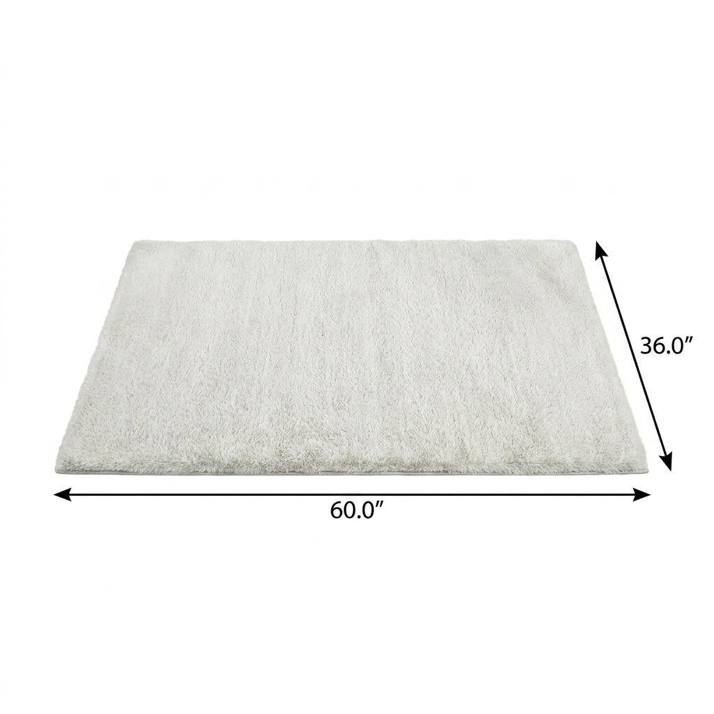 3' X 5' Beige And Taupe Abstract Shag Washable Area Rug With UV Protection - HomeRoots - Flyclothing LLC