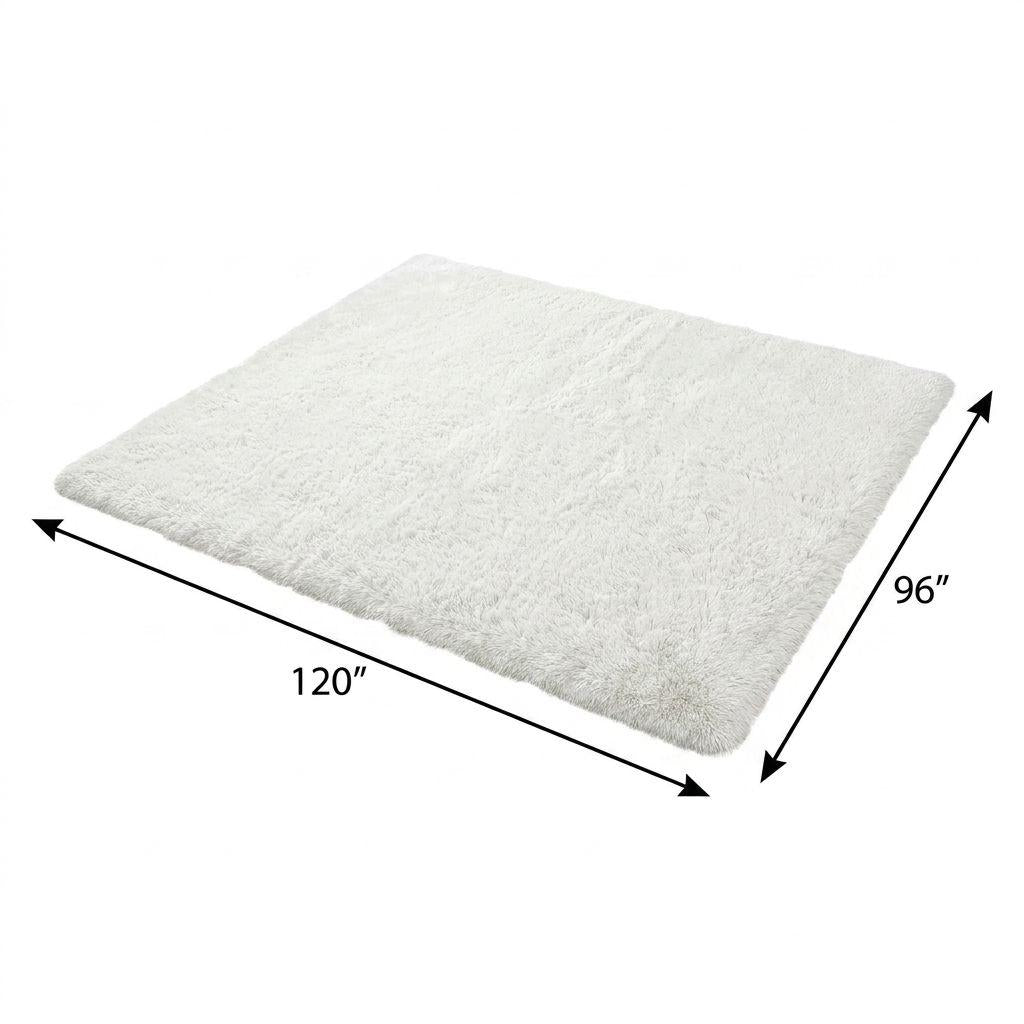 8' X 10' Beige And Taupe Abstract Shag Washable Area Rug With UV Protection - HomeRoots - Flyclothing LLC