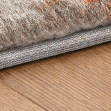 3' X 5' Orange And Peach Abstract Shag Washable Area Rug With UV Protection - HomeRoots - Flyclothing LLC