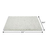 3' X 5' Teal And Blue Abstract Shag Washable Area Rug With UV Protection - HomeRoots - Flyclothing LLC
