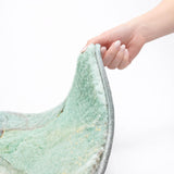 8' X 10' Teal And Blue Abstract Shag Washable Area Rug With UV Protection - HomeRoots - Flyclothing LLC
