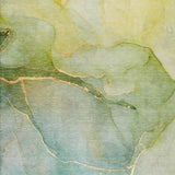 3' X 5' Green And Yellow Abstract Shag Washable Area Rug With UV Protection - HomeRoots - Flyclothing LLC