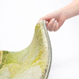 10' X 14' Green And Yellow Abstract Shag Washable Area Rug With UV Protection - HomeRoots - Flyclothing LLC