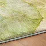 10' X 14' Green And Yellow Abstract Shag Washable Area Rug With UV Protection - HomeRoots - Flyclothing LLC