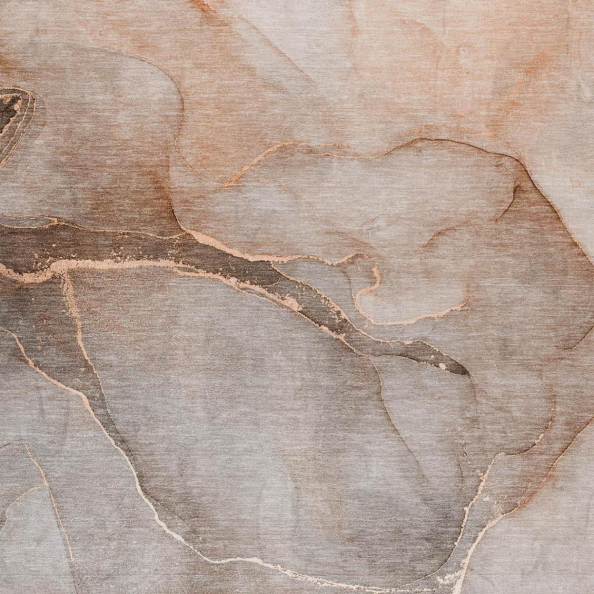10' X 14' Taupe And Gray Abstract Shag Washable Area Rug With UV Protection - HomeRoots - Flyclothing LLC