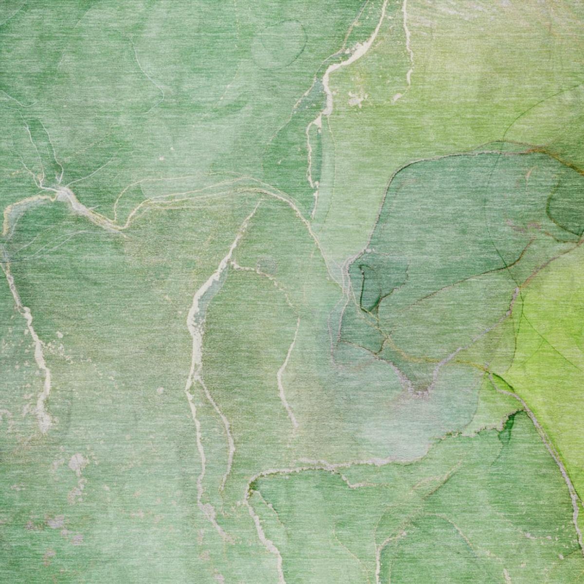 5' X 8' Green And Teal Abstract Shag Washable Area Rug With UV Protection - HomeRoots - Flyclothing LLC