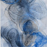 9' X 12' Navy Blue And Denim Blue Abstract Shag Washable Area Rug With UV Protection - HomeRoots - Flyclothing LLC