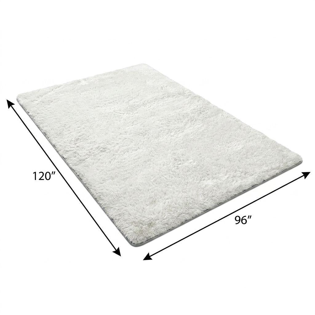 8' X 10' Green And Gray Abstract Shag Washable Area Rug With UV Protection - HomeRoots - Flyclothing LLC