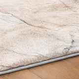 10' X 14' Ivory And Beige Abstract Shag Washable Area Rug With UV Protection - HomeRoots - Flyclothing LLC