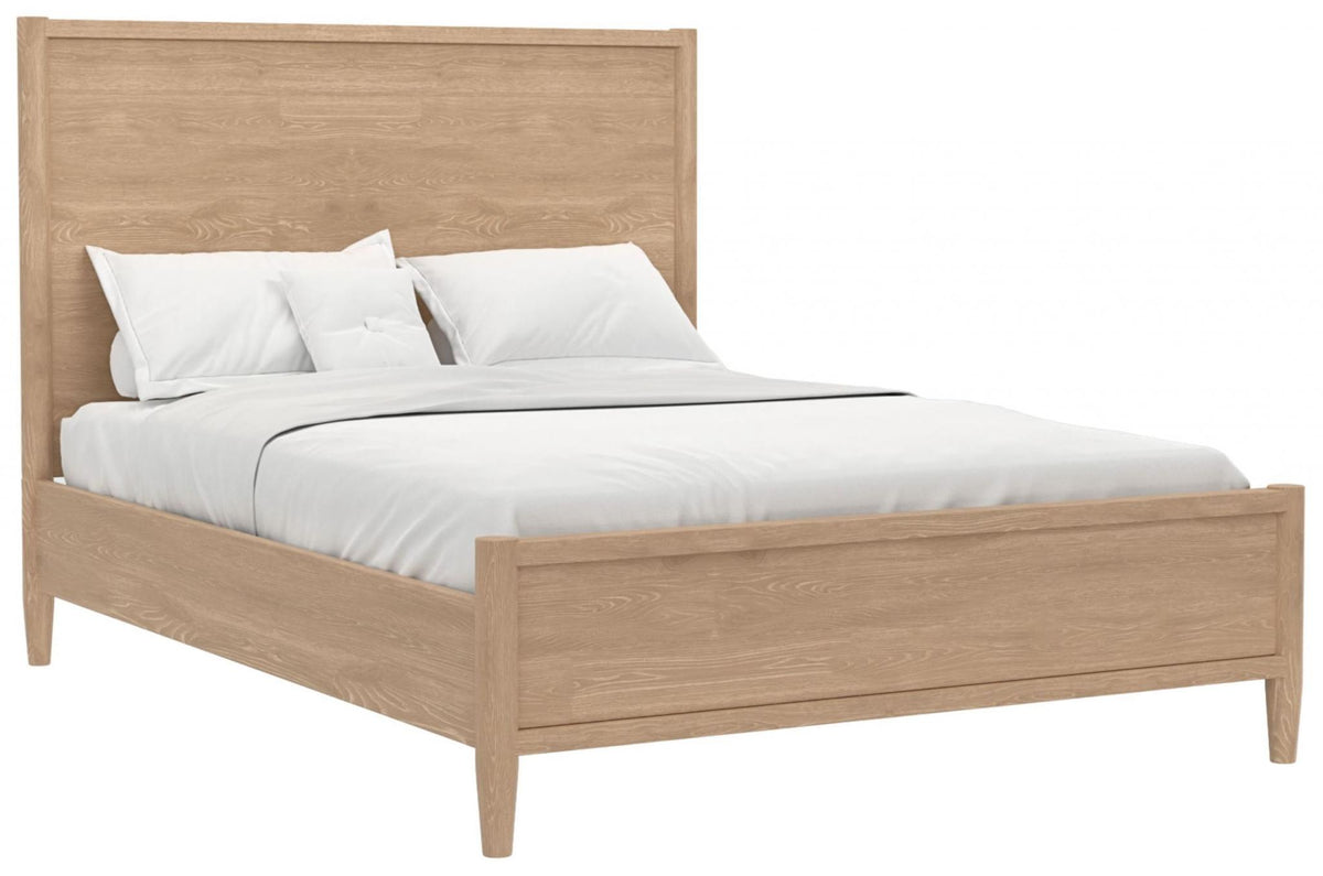 Natural Wood Queen Bed Frame - HomeRoots - Flyclothing LLC