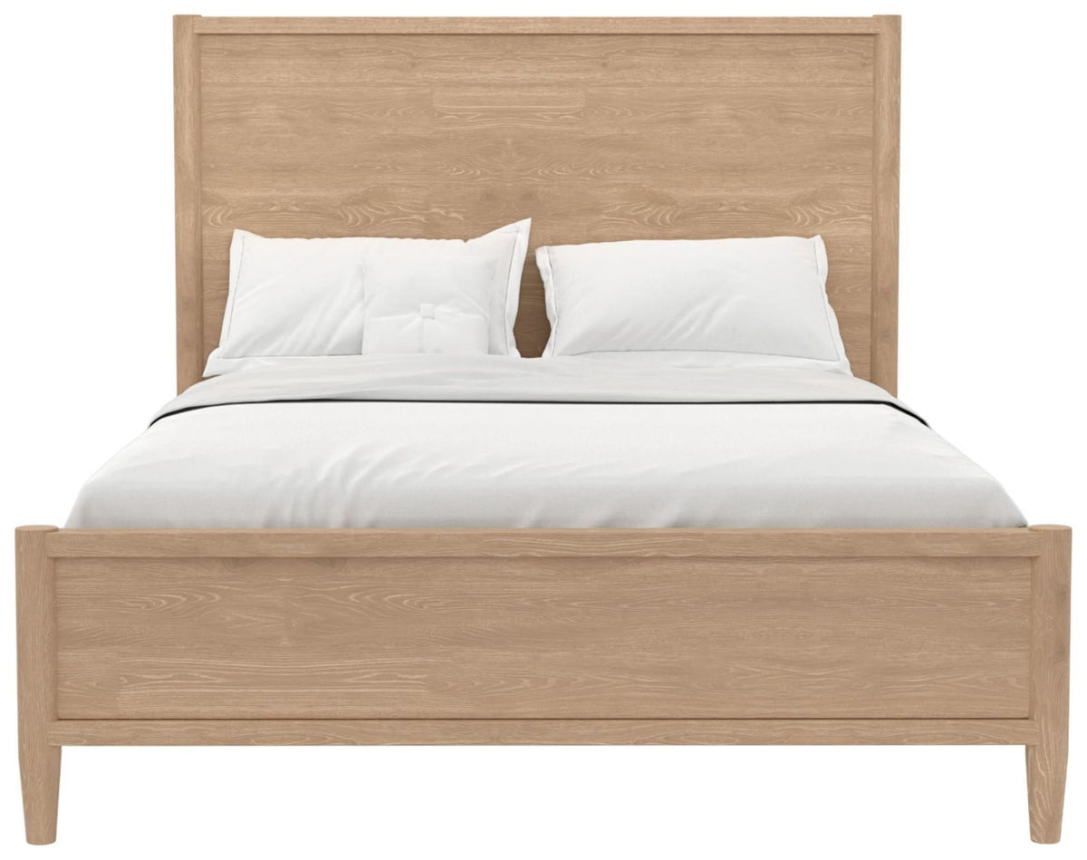 Natural Wood Queen Bed Frame - HomeRoots - Flyclothing LLC