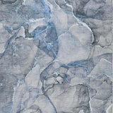 8' X 10' Blue And Gray Abstract Shag Washable Area Rug With UV Protection - HomeRoots - Flyclothing LLC