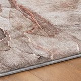 3' X 5' Gray And Charcoal Abstract Shag Washable Area Rug With UV Protection - HomeRoots - Flyclothing LLC
