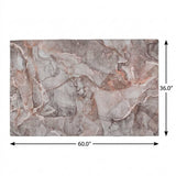 3' X 5' Gray And Charcoal Abstract Shag Washable Area Rug With UV Protection - HomeRoots - Flyclothing LLC