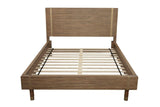 Natural Wood Queen Bed Frame - HomeRoots - Flyclothing LLC