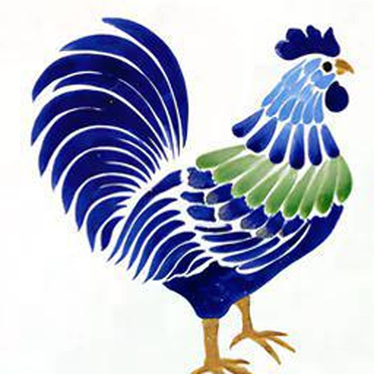 6" x 6" Blue Vinyl Arabesque Peel And Stick Removable Tiles - HomeRoots - Flyclothing LLC