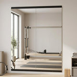 Set of Two Frameless 71" x 31" Full Length Work Out Mirrors - HomeRoots - Flyclothing LLC