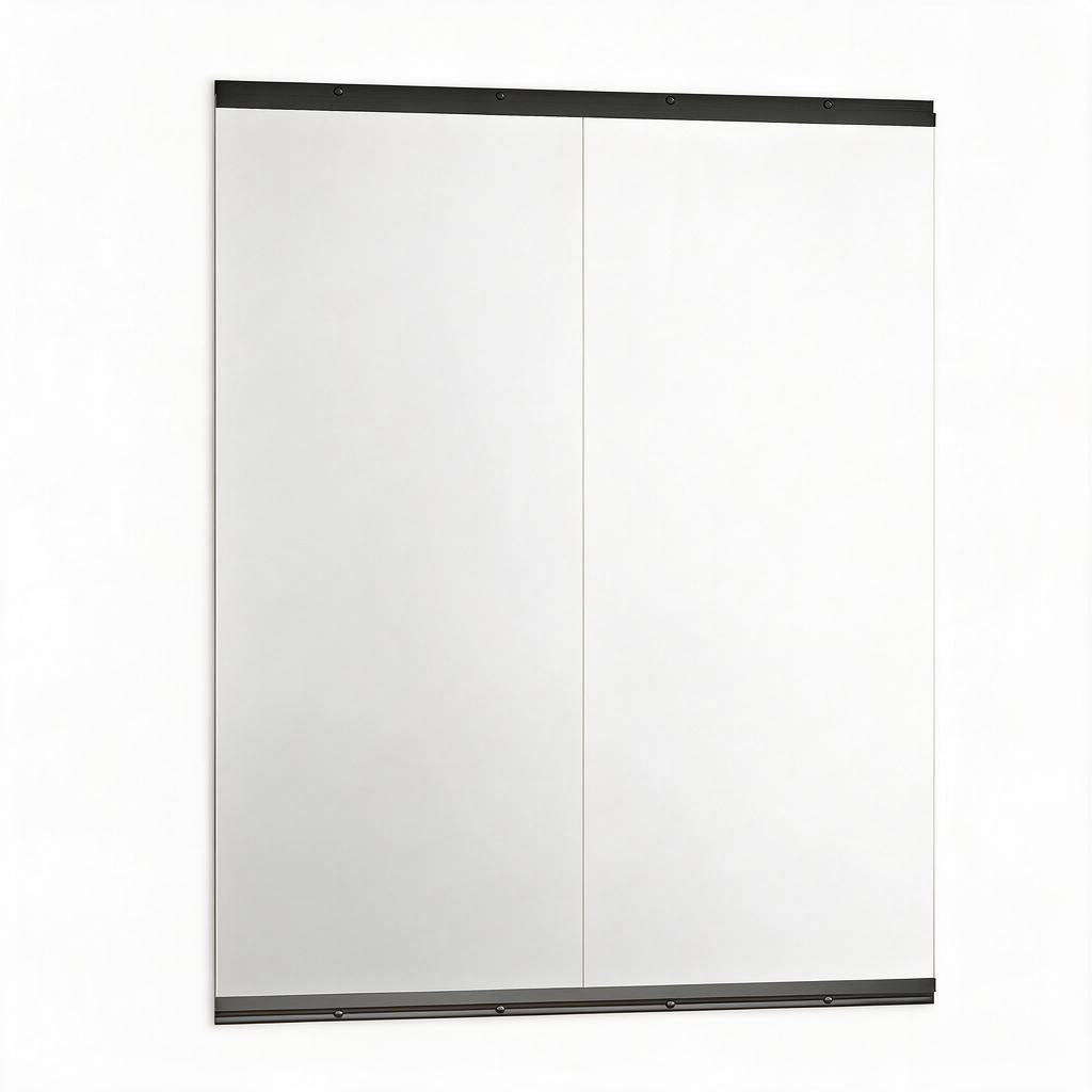 Set of Two Frameless 71" x 31" Full Length Work Out Mirrors - HomeRoots - Flyclothing LLC