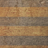 5' X 8' Brown And Copper Striped Shag Washable Area Rug With UV Protection - HomeRoots - Flyclothing LLC