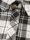 Plaid Print Chest Pockets Buttoned Shirt - Trendsi - Flyclothing LLC