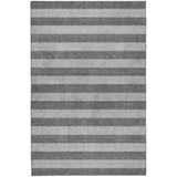 10' X 14' Granite Gray And Gray Striped Shag Washable Area Rug With UV Protection - HomeRoots - Flyclothing LLC