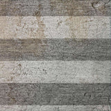 10' X 14' Granite Gray And Gray Striped Shag Washable Area Rug With UV Protection - HomeRoots - Flyclothing LLC