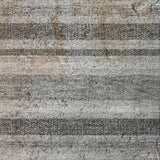 8' X 10' Gray And Silver Striped Shag Washable Area Rug With UV Protection - HomeRoots - Flyclothing LLC
