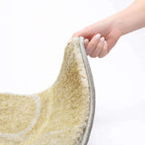 3' X 5' Beige And Gold Geometric Shag Washable Area Rug With UV Protection - HomeRoots - Flyclothing LLC