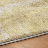 8' X 10' Beige And Gold Geometric Shag Washable Area Rug With UV Protection - HomeRoots - Flyclothing LLC