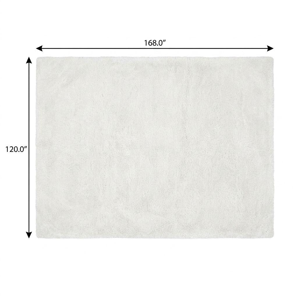 10' X 14' Beige And Gold Geometric Shag Washable Area Rug With UV Protection - HomeRoots - Flyclothing LLC