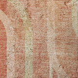 9' X 12' Salmon And Beige Geometric Shag Washable Area Rug With UV Protection - HomeRoots - Flyclothing LLC