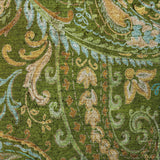 5' X 8' Green And Teal Paisley Shag Washable Area Rug With UV Protection - HomeRoots - Flyclothing LLC