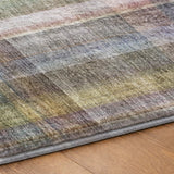 10' X 14' Pewter And Gray Plaid Shag Washable Area Rug With UV Protection - HomeRoots - Flyclothing LLC