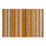 3' X 5' Orange And Copper Striped Shag Washable Area Rug With UV Protection - HomeRoots - Flyclothing LLC