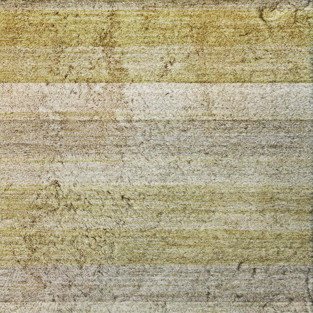10' X 14' Wheat And Beige Striped Shag Washable Area Rug With UV Protection - HomeRoots - Flyclothing LLC