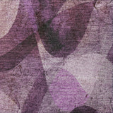 9' X 12' Purple And Ivory Abstract Shag Washable Area Rug With UV Protection - HomeRoots - Flyclothing LLC