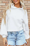 Exposed Seam Long Sleeve Hoodie - Trendsi - Flyclothing LLC