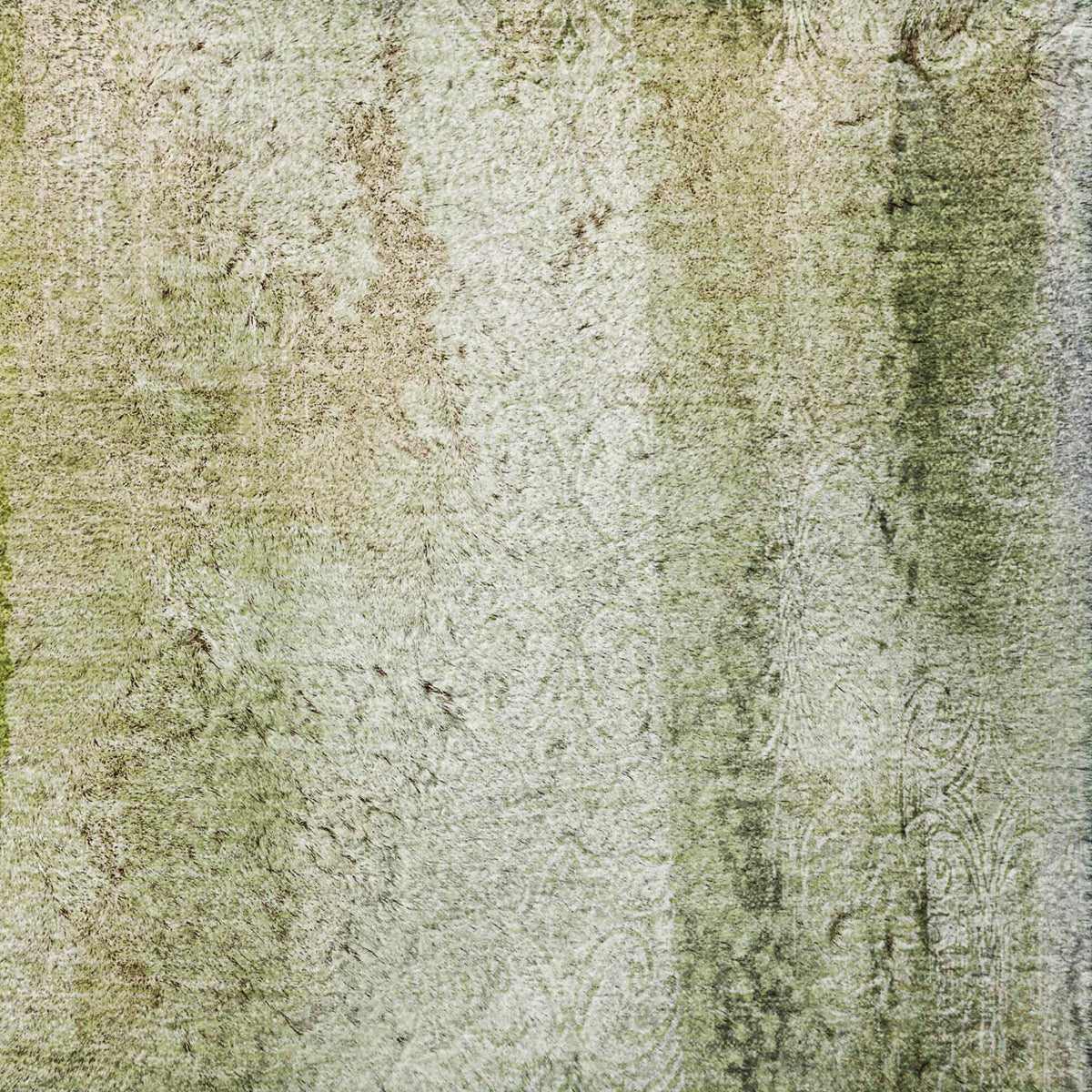 10' X 14' Sage And Olive Green Abstract Shag Washable Area Rug With UV Protection - HomeRoots - Flyclothing LLC
