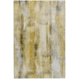 5' X 8' Taupe And Beige Abstract Shag Washable Area Rug With UV Protection - HomeRoots - Flyclothing LLC