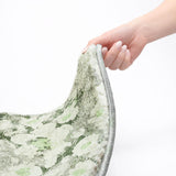 3' X 5' Green And Gray Floral Shag Washable Area Rug With UV Protection - HomeRoots - Flyclothing LLC
